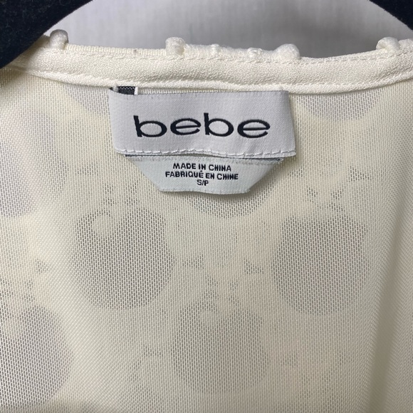 Bebe white jumpsuit - Picture 6 of 6